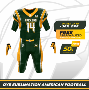 Dye Sublimation Football Uniform